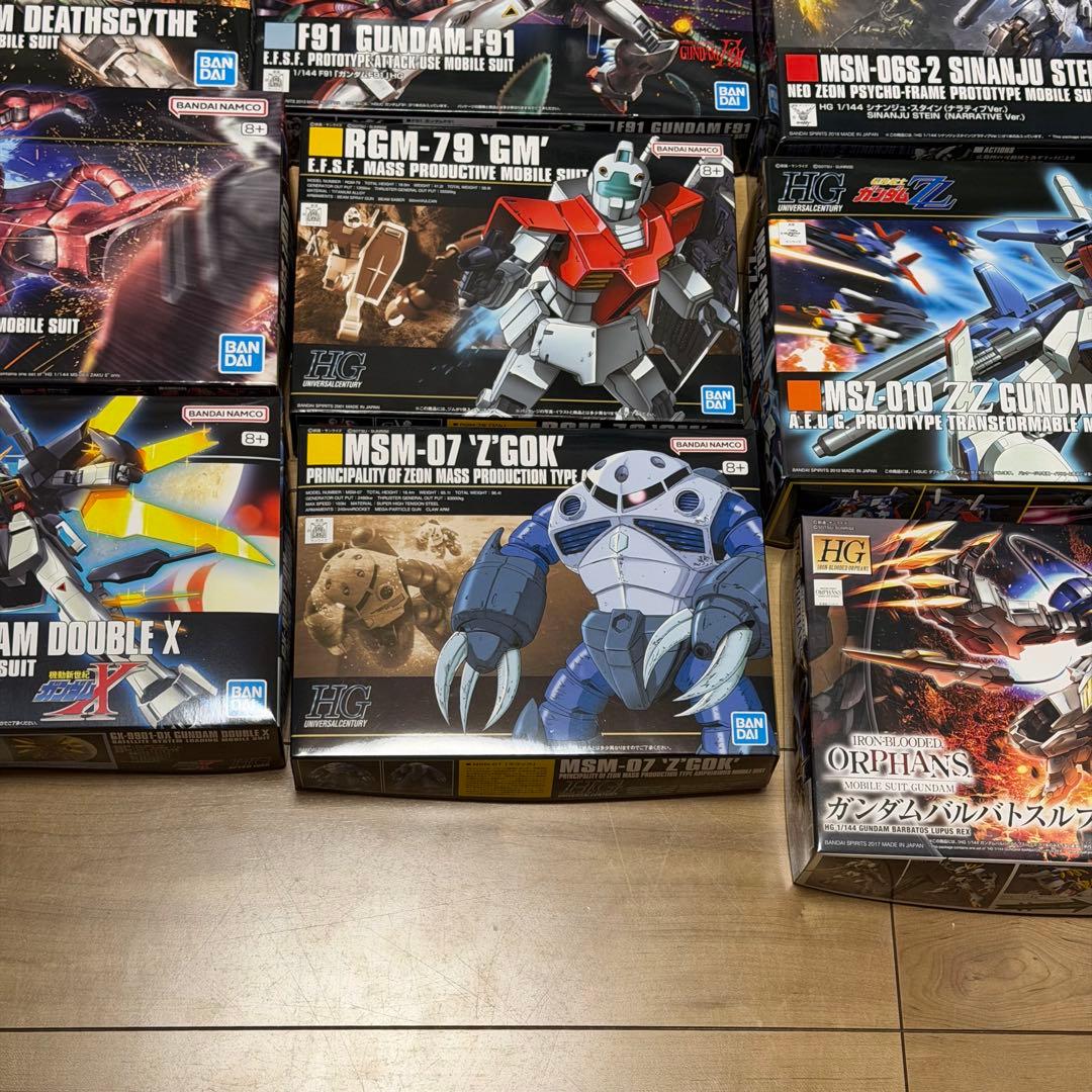HG ガンプラセット 12種