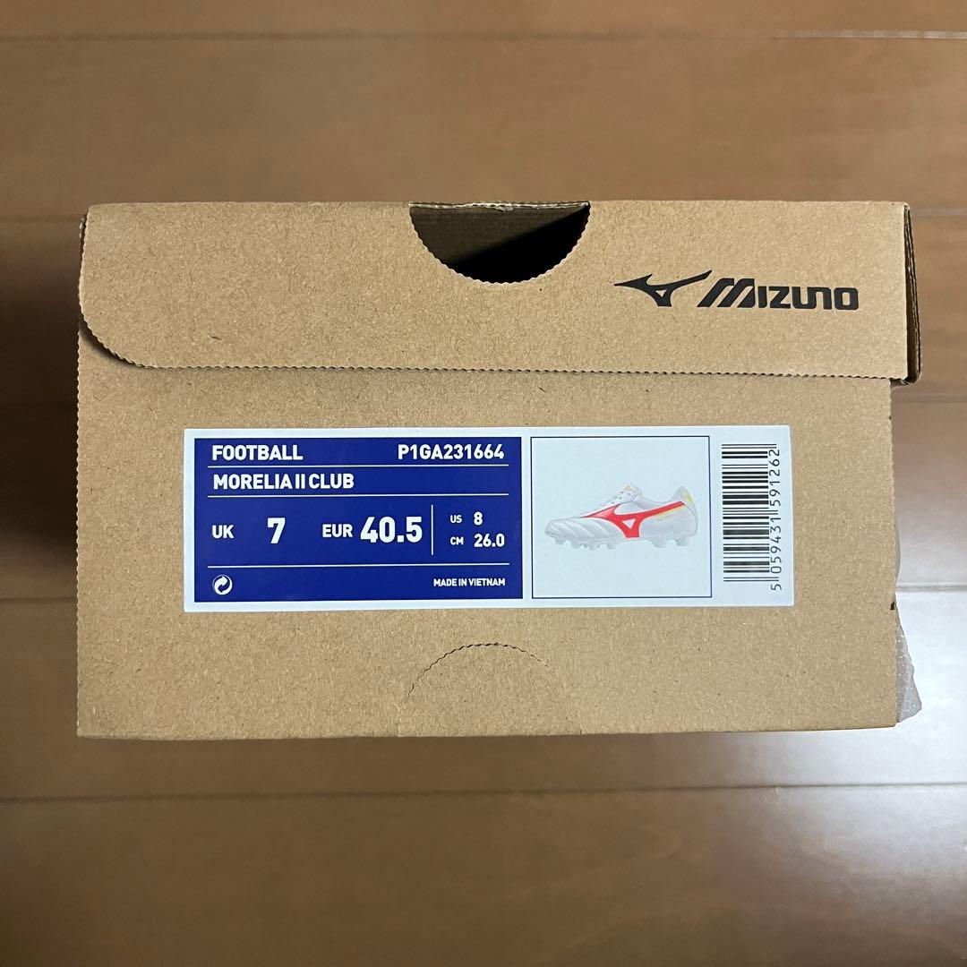 【海外限定】 ミズノ モレリア 2 クラブ 26cm 新品 MORELIA