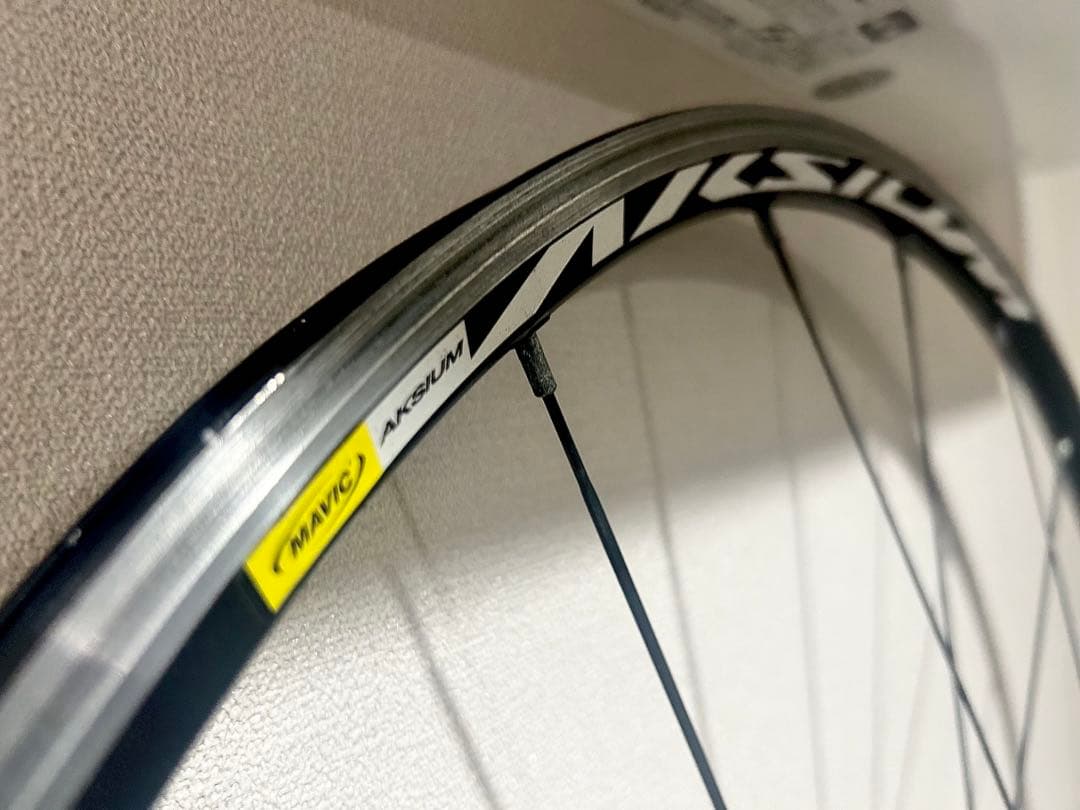 【MavicマビックAKSIUMアクシウム】リアルホイール◆状態良品950g
