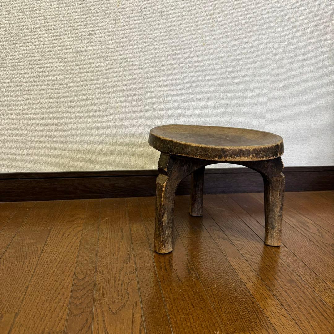 タンザニア へへ族 スツール 木製 アフリカ 民藝 古道具 ビンテージ 骨董