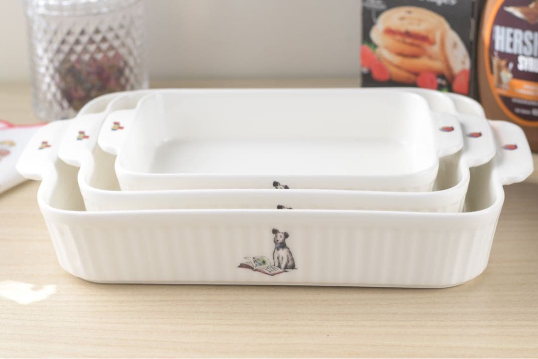 マニープチメゾン　グランキュイジーヌ　グラタン皿　レクタングルM 日本　新品