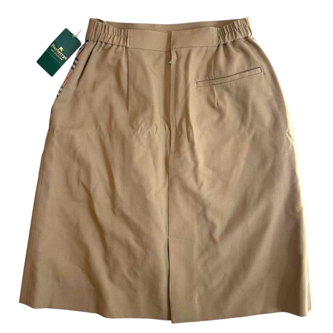 【新品タグ付き】Burberrys GOLF ウール100％ スカート ベージュ