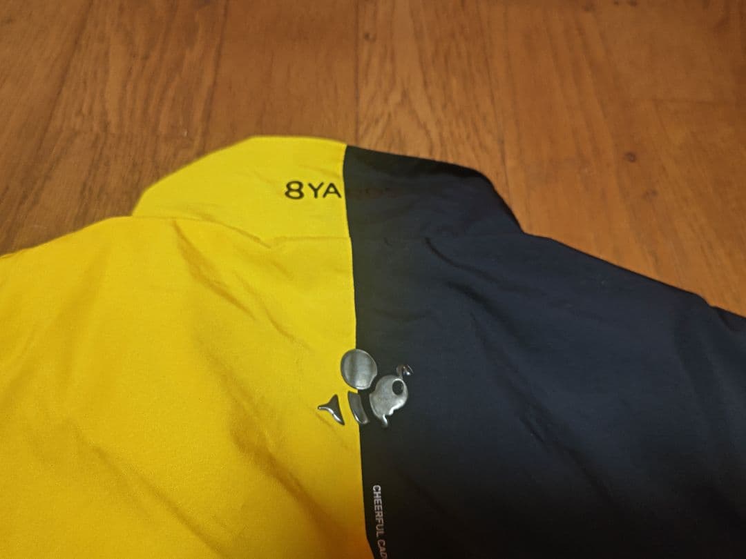 8YARDS ベスト 黒/黄色 ハチヤーズ サイズL 美品