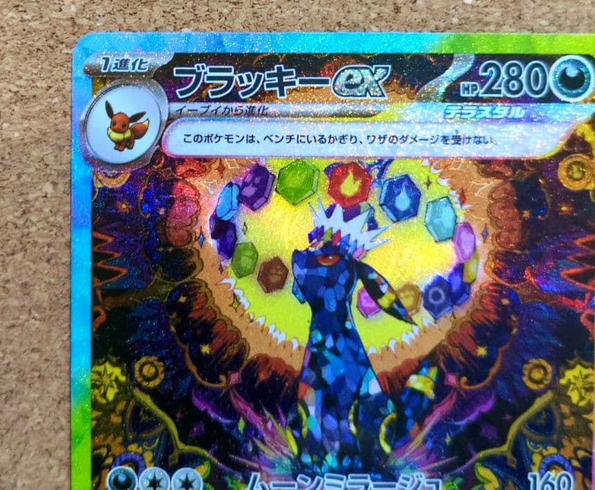 ポケモンカードゲーム ブラッキーex 217/187 SAR テラスタルフェス
