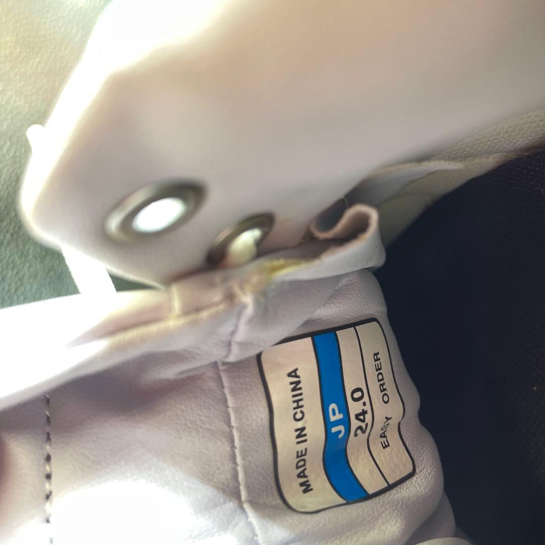 Mizuno ミズノ　スパイクシューズ ホワイト　グリーン 24cm