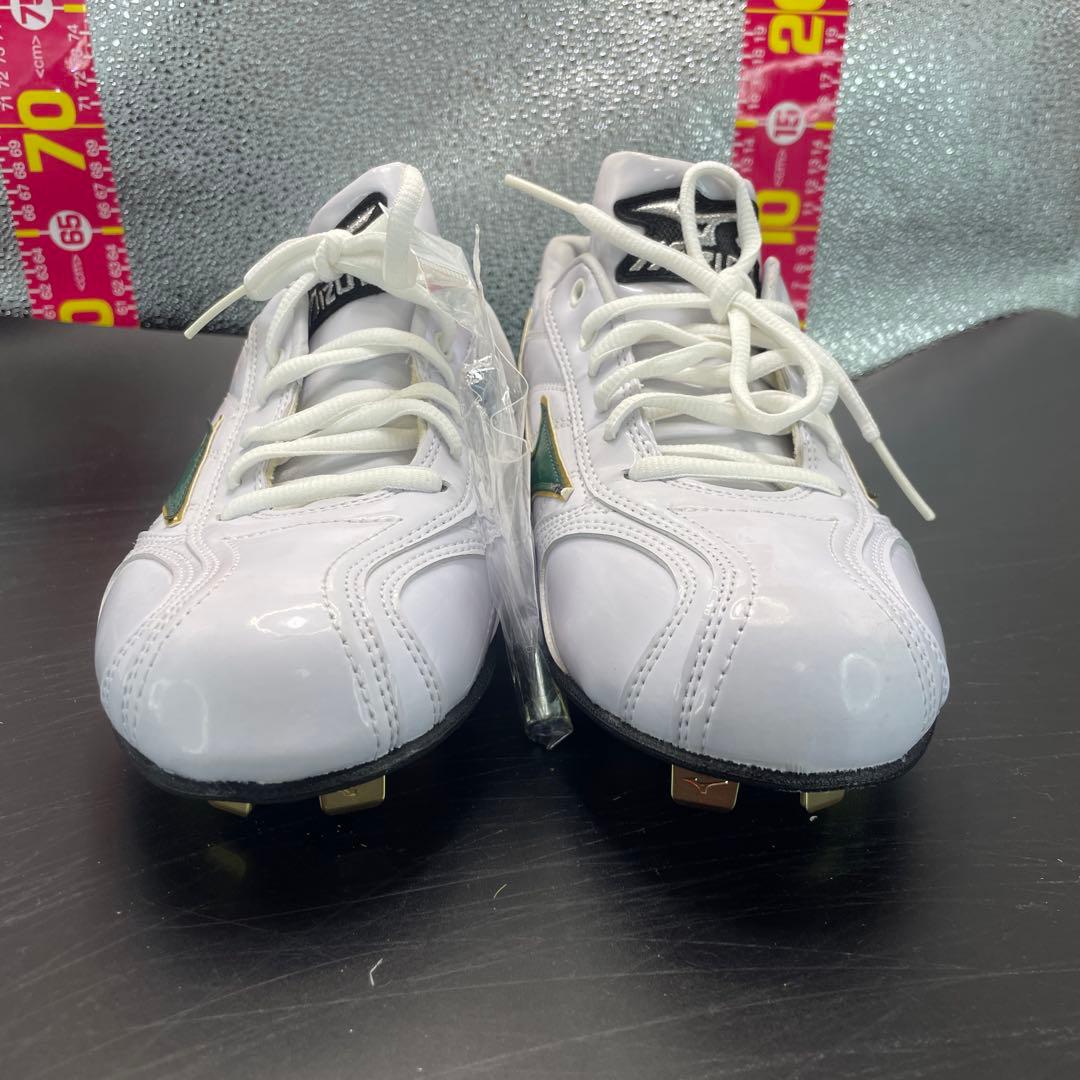 Mizuno ミズノ　スパイクシューズ ホワイト　グリーン 24cm