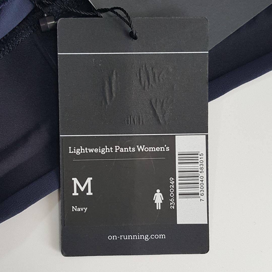 新品 On レディース ランニング ライトウェイトパンツ 速乾 ネイビー M