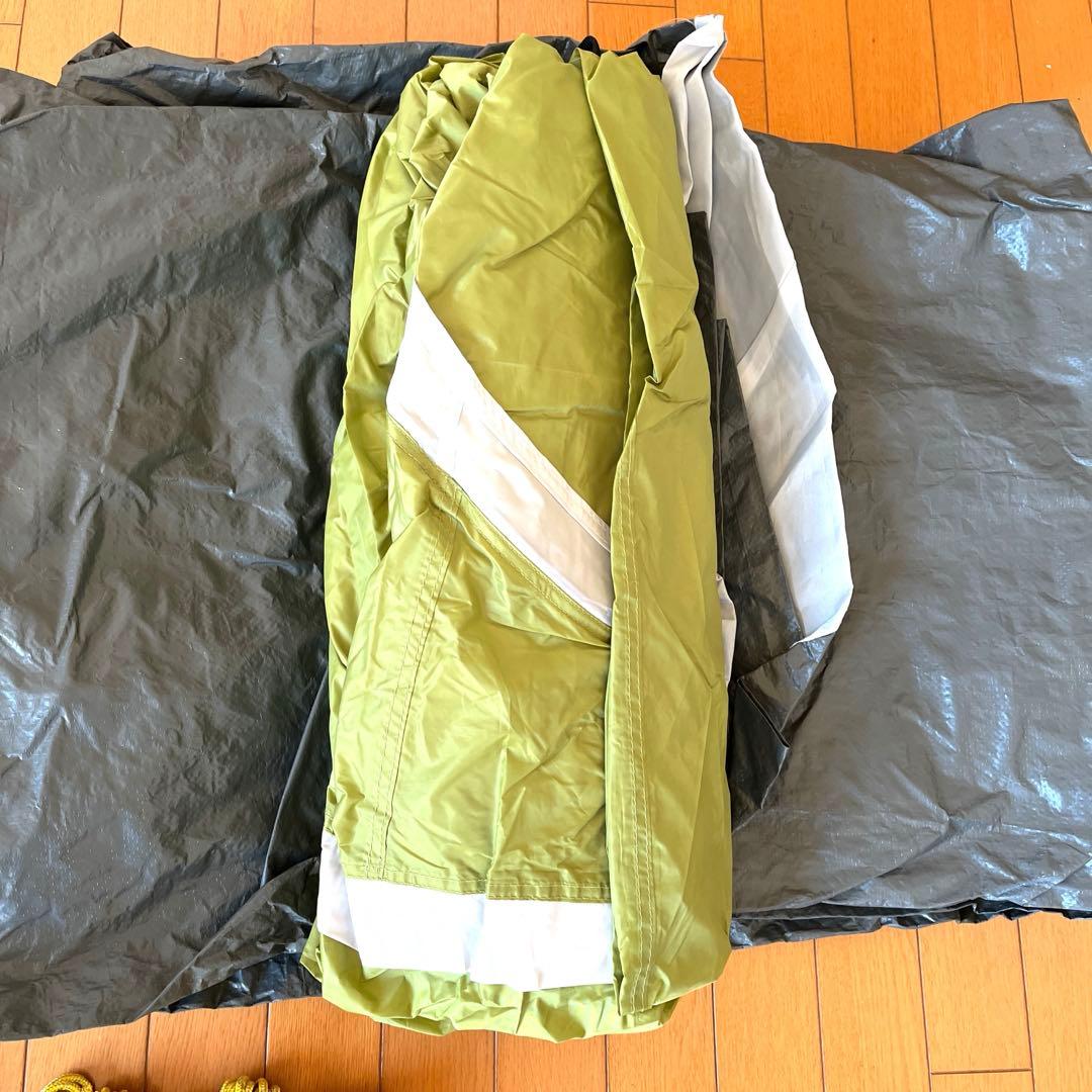 【未使用品】2ルームドームテント green stage キャプテンスタッグ