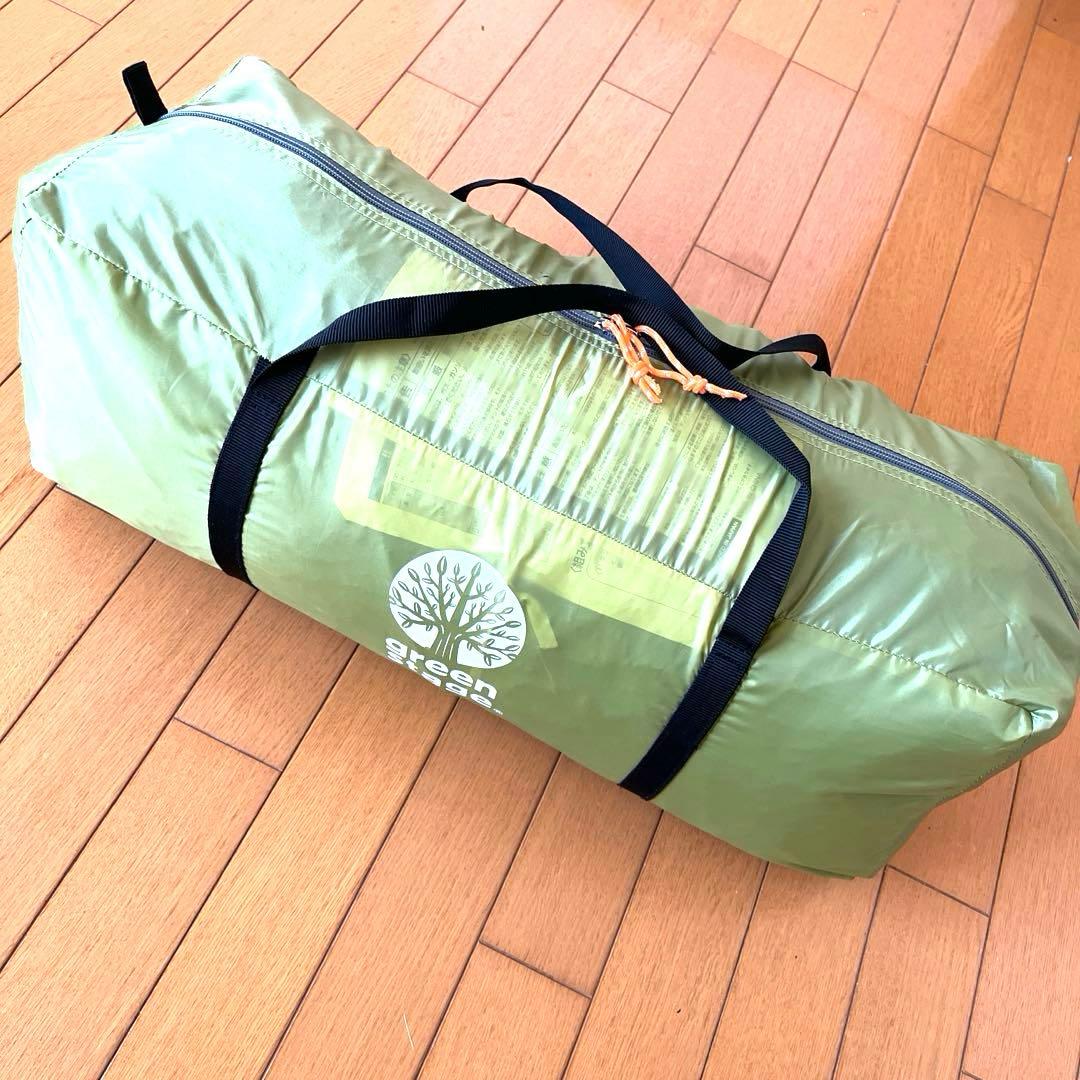 【未使用品】2ルームドームテント green stage キャプテンスタッグ