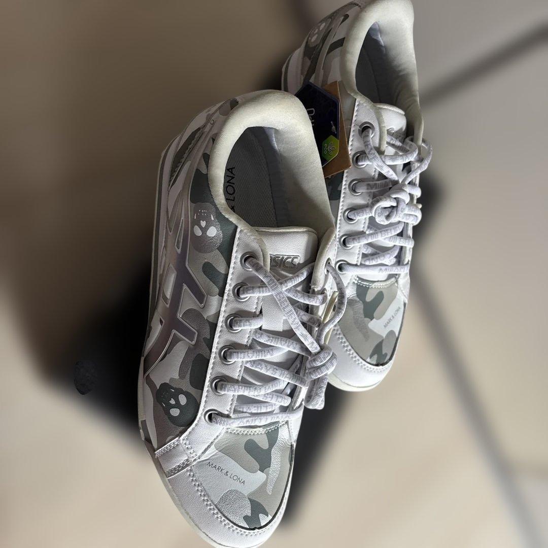 希少品ASICS MARK & LONA カモフラージュ ゴルフシューズキムタク