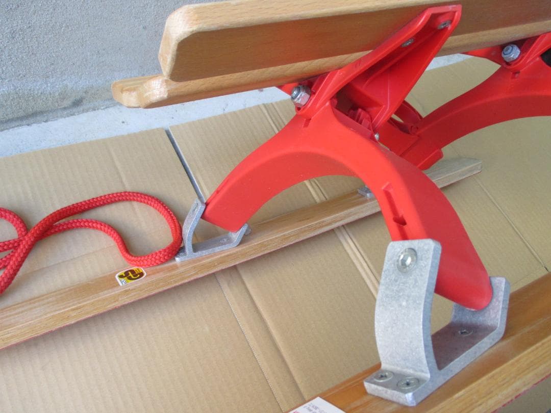 貴重!!　70's　西ドイツ製　Swingrodel　木製ソリ　デッドストック