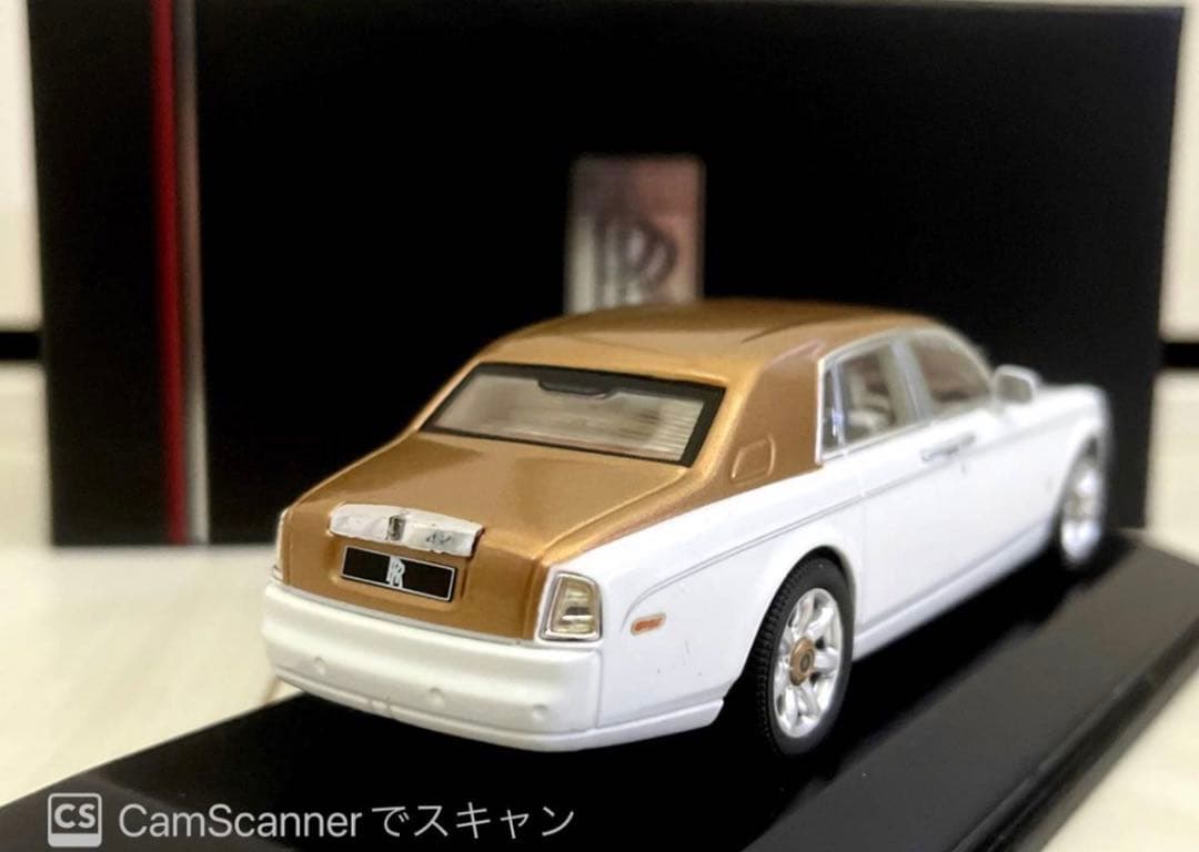 特別特価セール 1/43 ロールスロイス ファントム ホワイト ゴールド　イクソ
