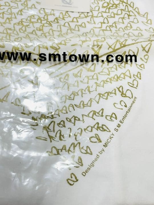 ユチョン 直筆 デザイン SM ハート Tシャツ♡♡ レア 白 新品