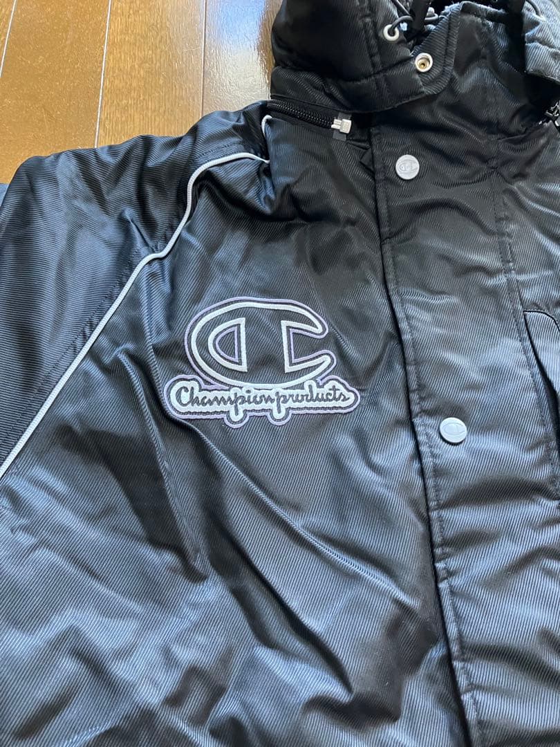 champion ハーフベンチコート　未使用　黒　メンズM