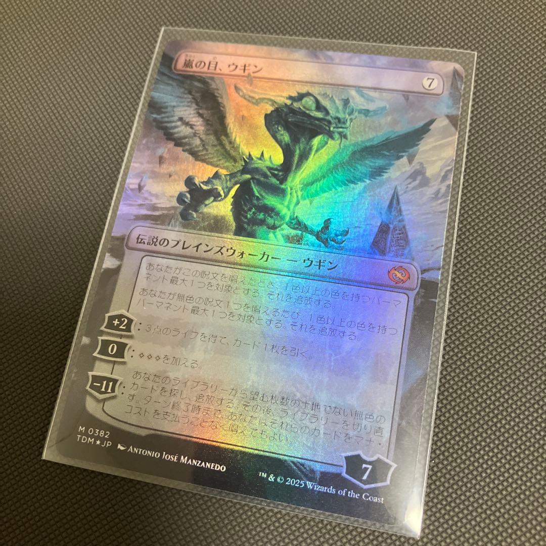 嵐の目、ウギン　ボーダーレス　日本語　foil