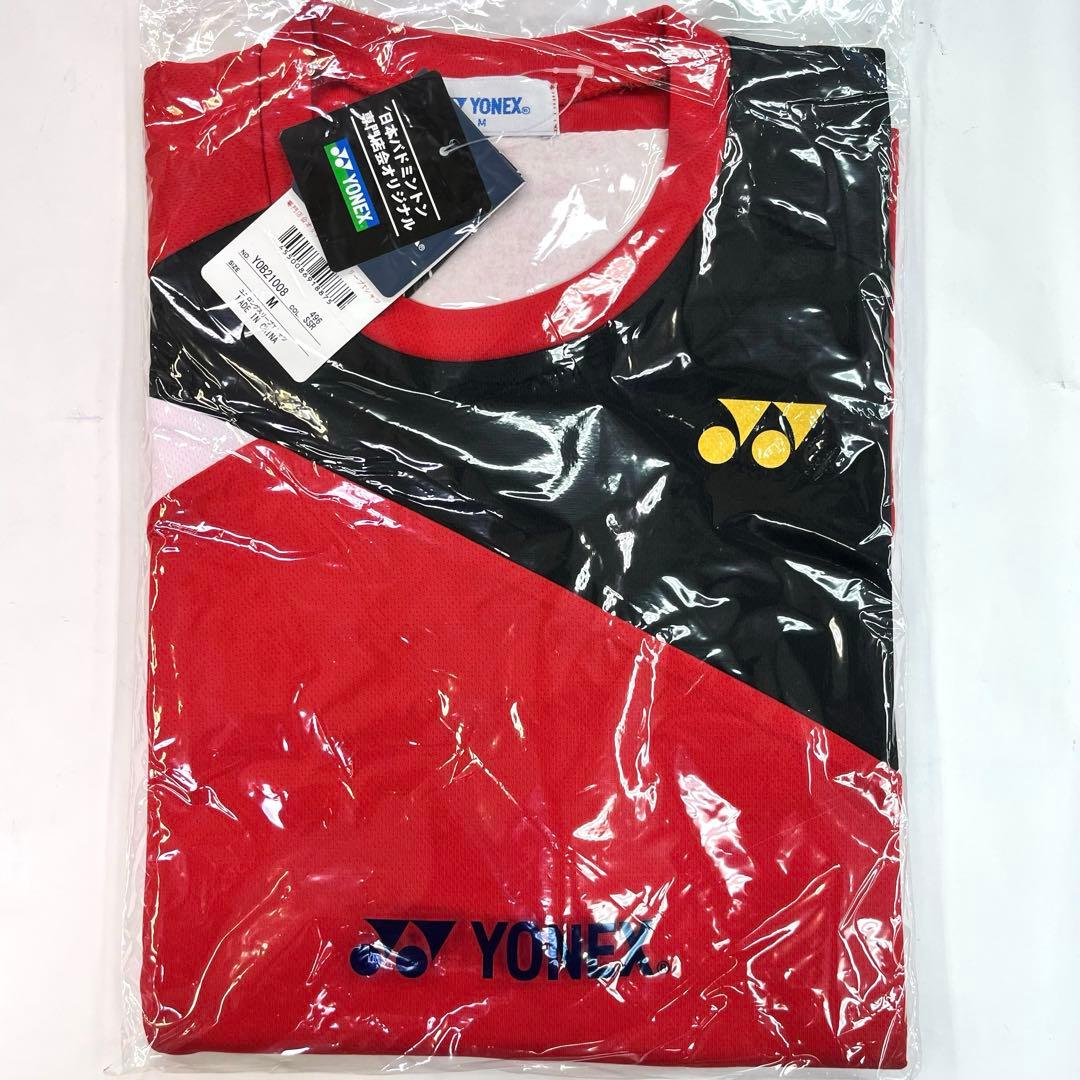✨ラスト1 新品 未使用✨YONEX ユニ ロングスリーブ Tシャツ レッド M