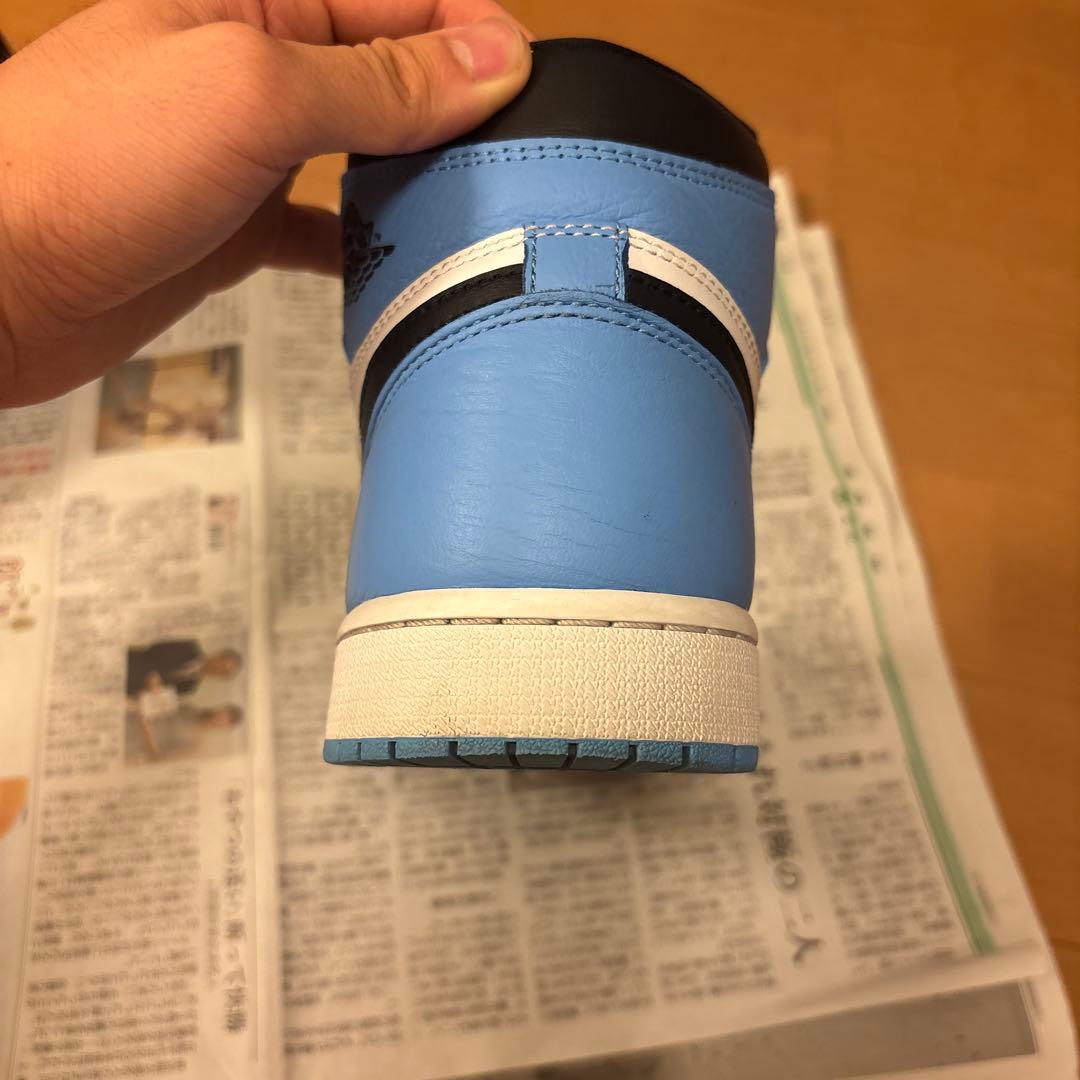 ナイキエアジョーダン1 OG \"University Blue/UNC Toe\"