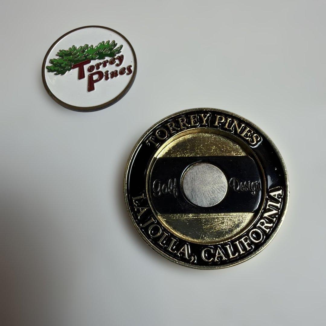 Torrey Pines ゴルフマーカー メタル製