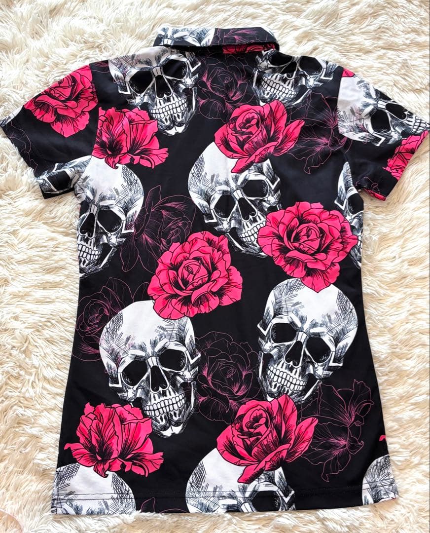 【新品タグ付】ラウドマウス Loudmouth スカル 薔薇 ゴルフウェアセット