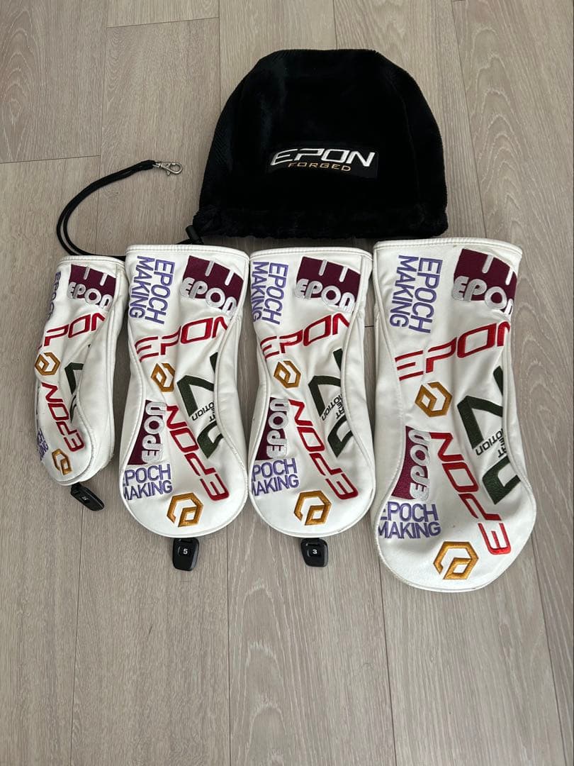 《出荷日注意》【EPON エポン】キャディバック 9型+ヘッドカバー