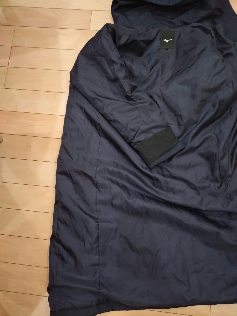 【美品】Mizuno ネイビー 　ベンチコート
