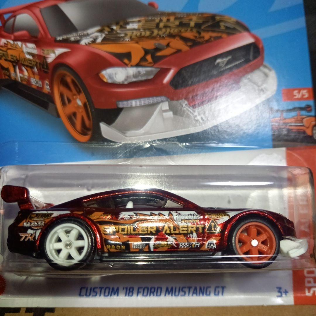 ②HotWheels CUSTOM '18FORDMUSTANG GTマスタング