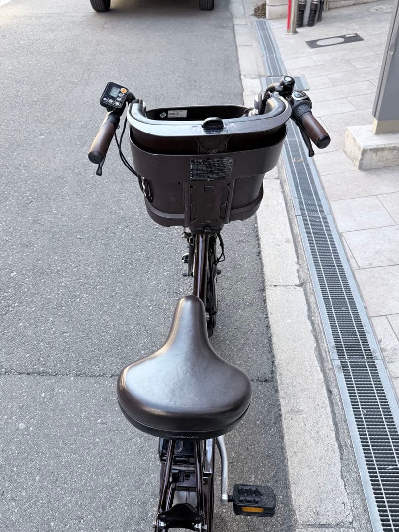大阪府　子供乗せ　パナソニック　3人　電動アシスト自転車　チャイルドシート付き