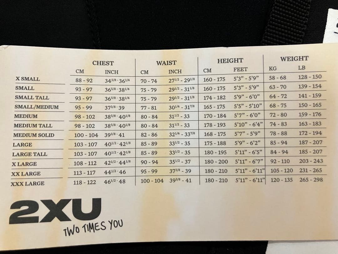 2XU Propel P:1ウェットスーツ XS
