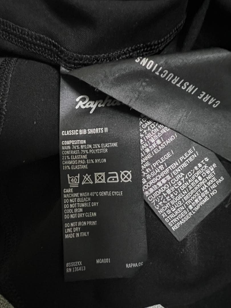 Rapha CLASSIC BIB SHORTS 2 メンズ サイズM