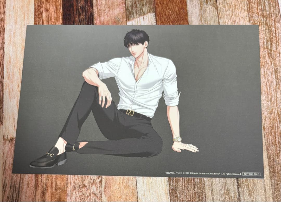 韓国 BJアレックス 黒卯暦 黒虎暦 BL イラストカード