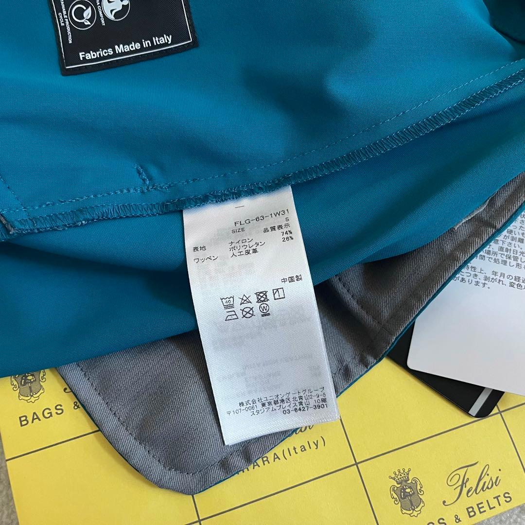 新品★55,000円 BRIEFING&Felisi ゴルフセットアップ 青緑S
