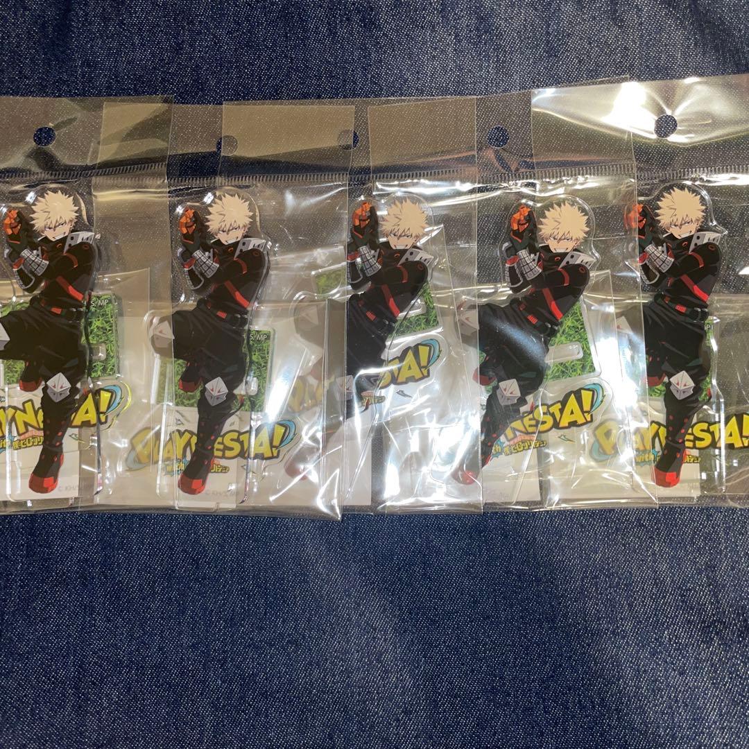 ヒロアカ等身アクリルスタンド爆豪勝己まとめ売り未開封