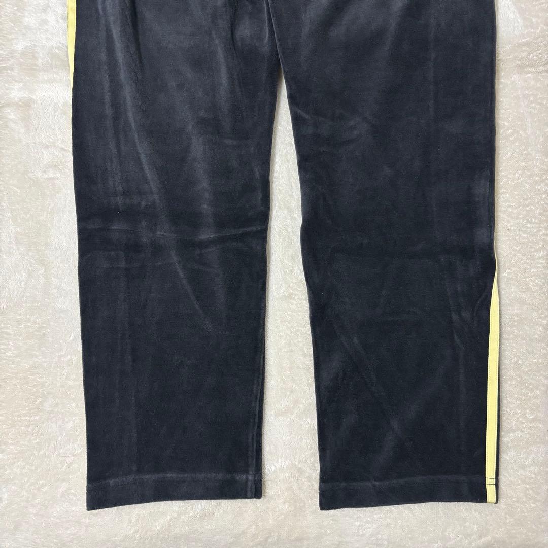 【希少ベロアSST】アディダス オリジナルス セットアップ 黒×黄 Sサイズ