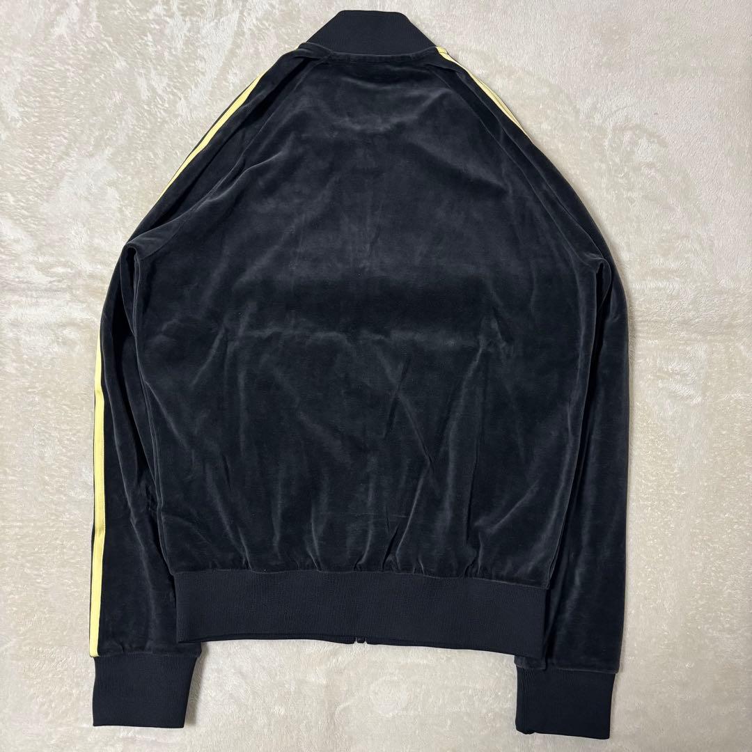 【希少ベロアSST】アディダス オリジナルス セットアップ 黒×黄 Sサイズ