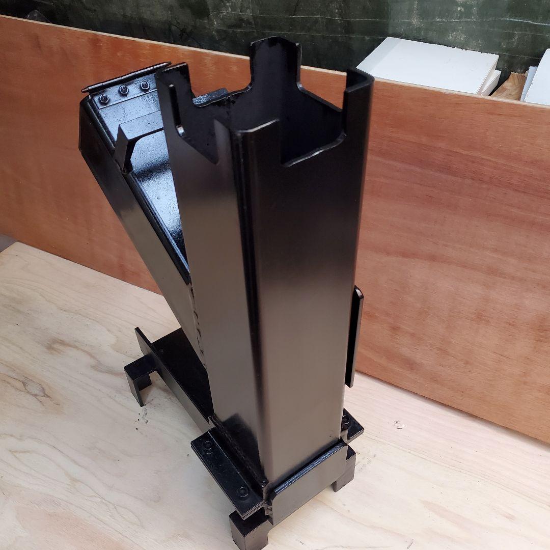 ハンドメイド 壊れない ロケットストーブ 焚き火台 角パイプ 100mm