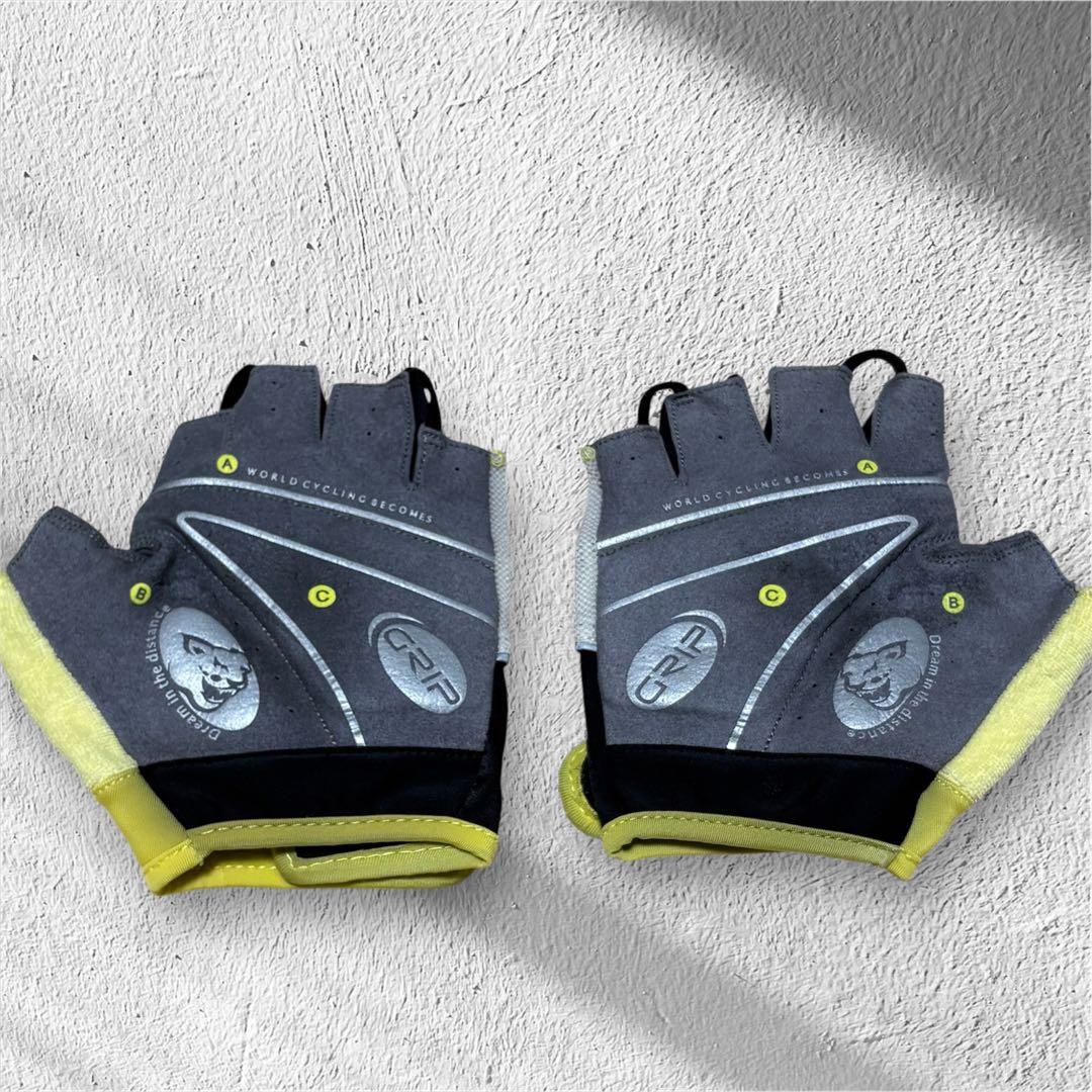 美品　PLUS ALPHA サイクルジャージウェア パンツ グローブ 3点セット