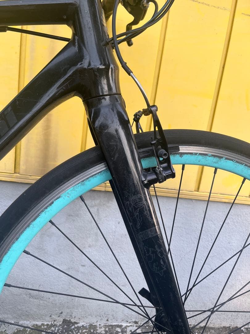 【けんいちせ】Bianchi ROMA 4 クロスバイク ブラック アルミ