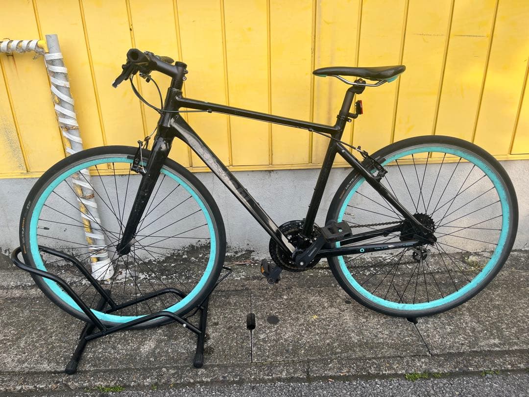 【けんいちせ】Bianchi ROMA 4 クロスバイク ブラック アルミ