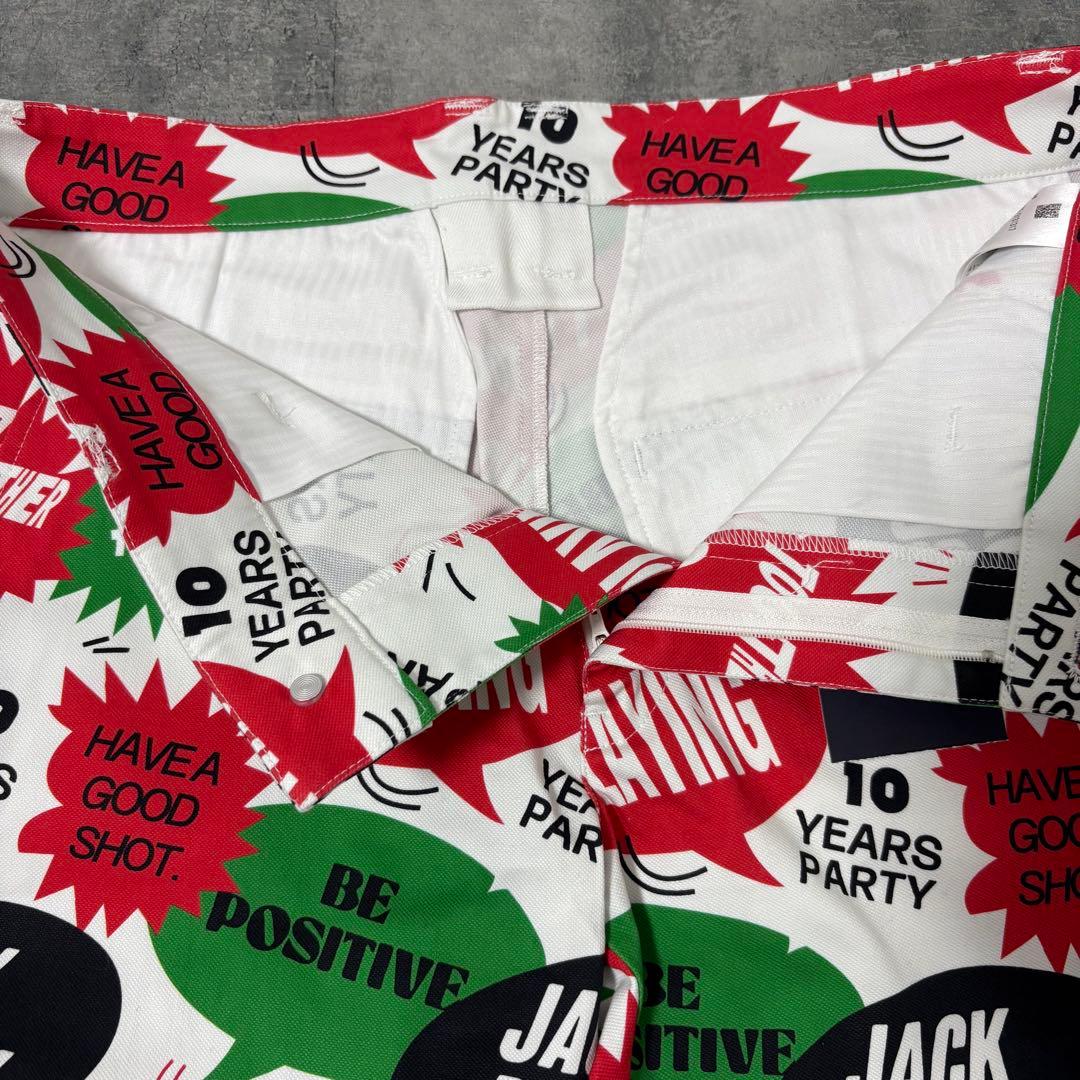【新品】ジャックバニー　ストレッチパンツ　Mサイズ　吹き出しロゴ
