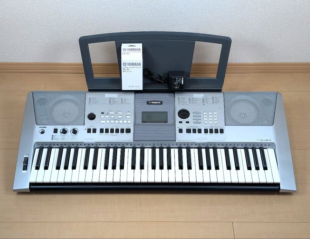 【美品】YAMAHA ヤマハ PSR-E413 電子キーボード 61鍵盤