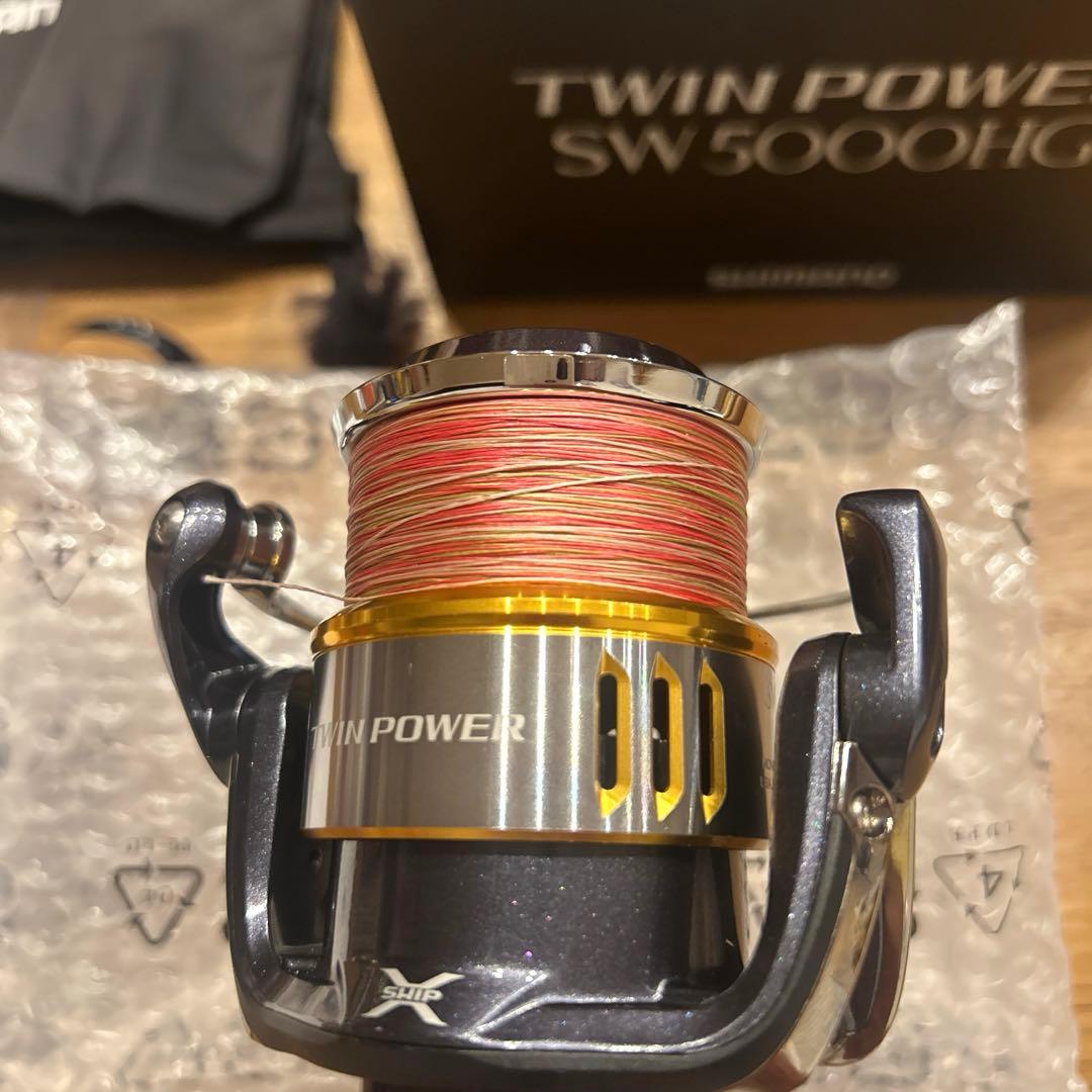 美品　シマノ　15ツインパワーSW 5000HG