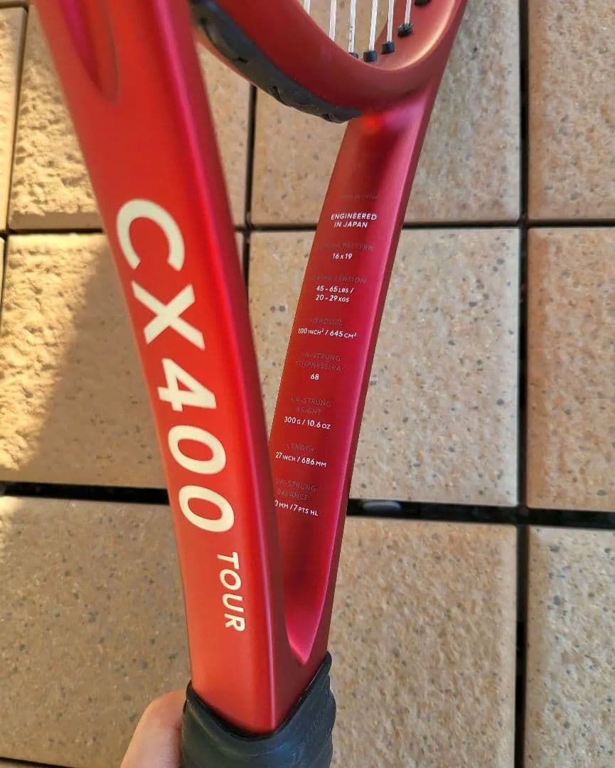 DUNLOP CX400 TOUR 赤 ラケット