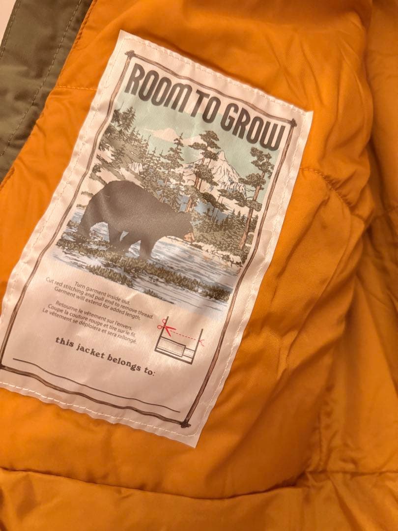 Burton 子ども用ジャケット オリーブグリーン　ズボン