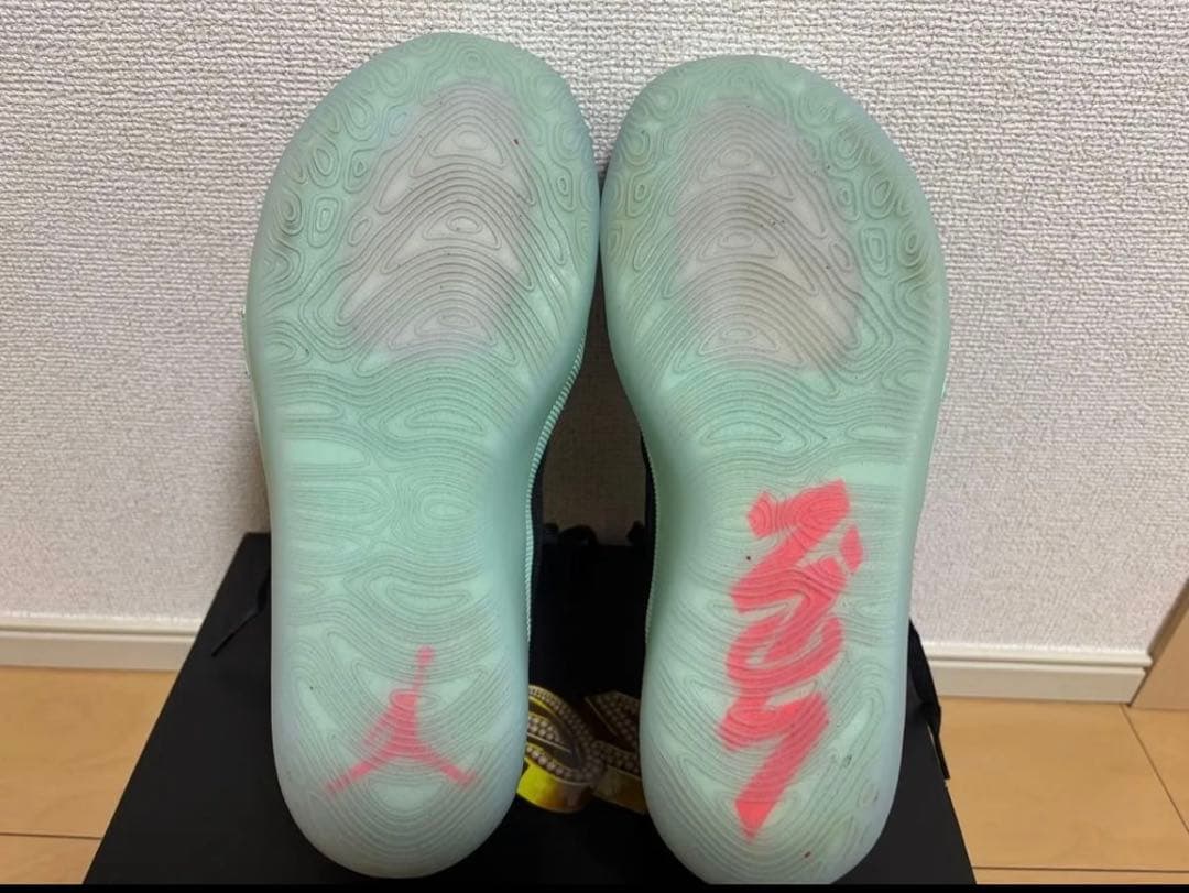 シューズ(男性用) JORDAN ZION 4 PF Black/Mint 27.5cm
