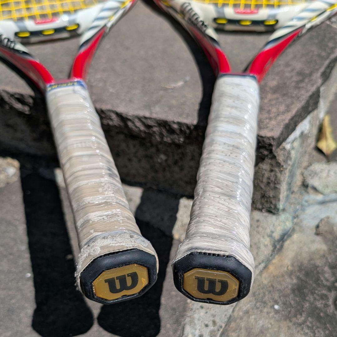 Wilson Steam 105S G1 テニスラケット 2本 ウィルソン