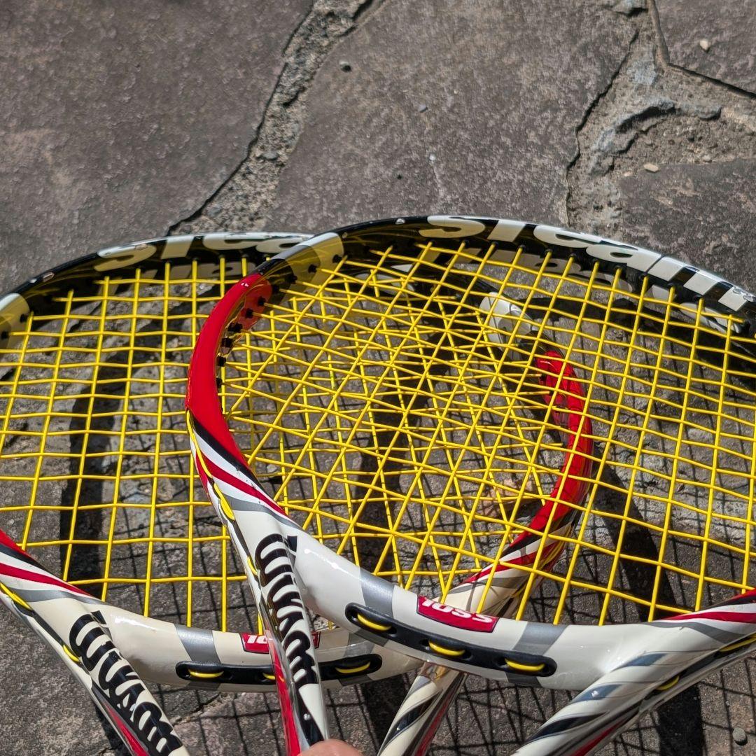Wilson Steam 105S G1 テニスラケット 2本 ウィルソン