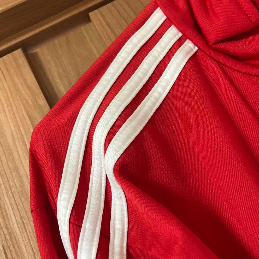 US企画　adidas トラックジャケット 赤色　L