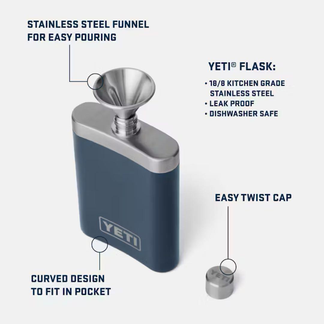 YETI FLASK & FUNNEL 7oz 207ml イエティ フラスク