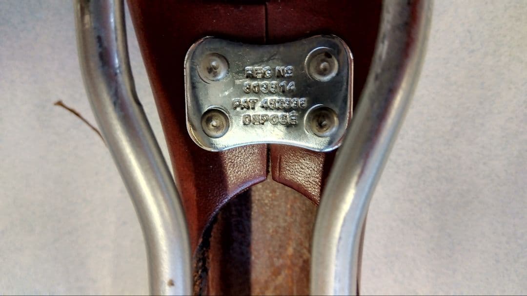 BROOKS レザーサドル ブラウン