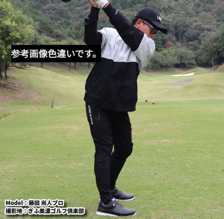 LUXE/R GOLF ストレッチ布帛パンツ 45858BGL②